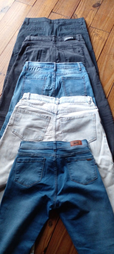 Lote 5 Jeans Talle M Distintos Estilos Oferton!