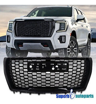 Fits 2021-2022 Gmc Yukon Xl Denali Front Grille Grill Gl Spa