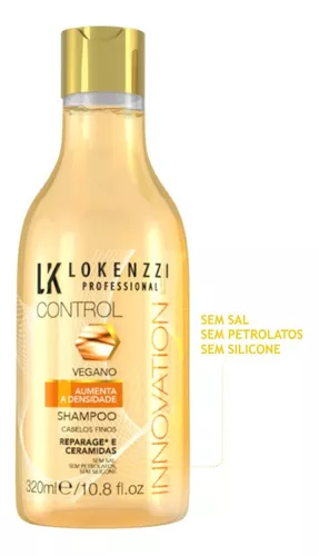 Shampoo Vegano Para Cabelos Mistos Lokenzzi 320ml – Lokenzzi Professional