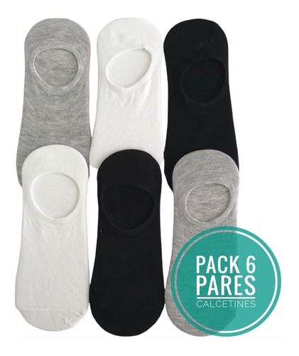 Pack 6 Pares Calcetines Invisibles