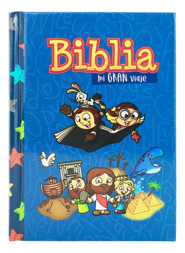 Biblia Reina Valera 1960 Mi Gran Viaje Tapa Dura Azul 