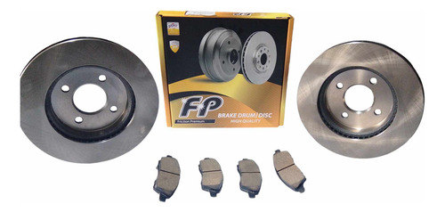 2 Discos Delantero + Balatas Delantero V-drive 1.6l 2021 Fp