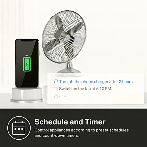 Kasa Matter Smart Plug W/ Energy Monitoring, Compact Design