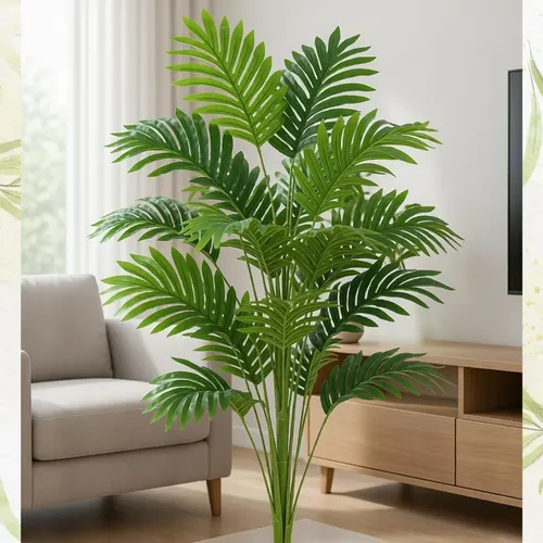 Yuyutec Planta Artificial 24folhas Verde Sem Vaso Decoração Realista 1 Peça - 24