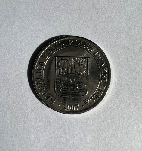 Moneda Venezuela 12 1/2 Céntimos 2007 Unc