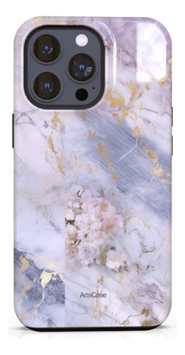 Artscase - Estuche Protector iPhone 15 Pro Max Beautiful Sea Color Lavanda