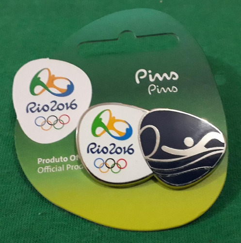 Pin Olímpico - Rio 2016 - Maratonas Aquáticas - Memorabilia