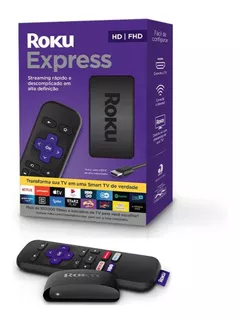 Aparelho Roku Que Faz A Tv Virar Smart Full Hd Hdmi Envio24h