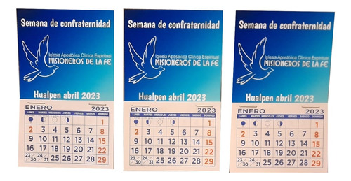 Mini Calendarios Imantados Personalizados