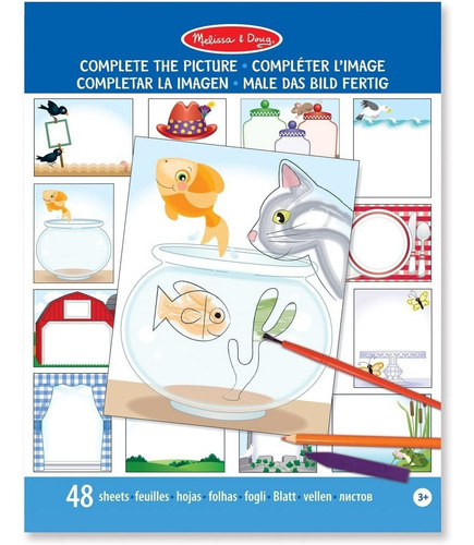 Bloc De Completa La Imagen De Melissa & Doug
