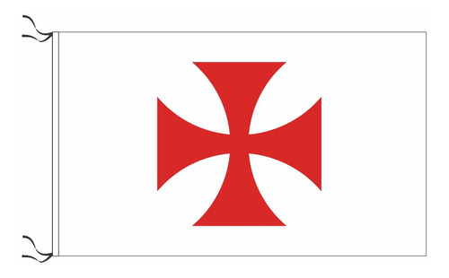 Bandera Medieval Caballeros Templarios Cruzadas B 90 X 150cm