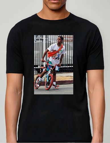 Remera Personalizada Algodón Asap Rocky Rapero Unisex