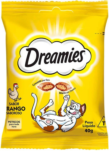 Dreamies Frango 40g Petiso Para Gatos Adultos
