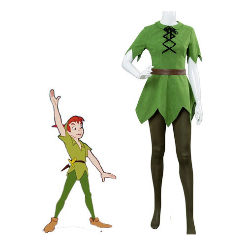 Disfraz De Cosplay De Peter Pan Para Mujer Adulta