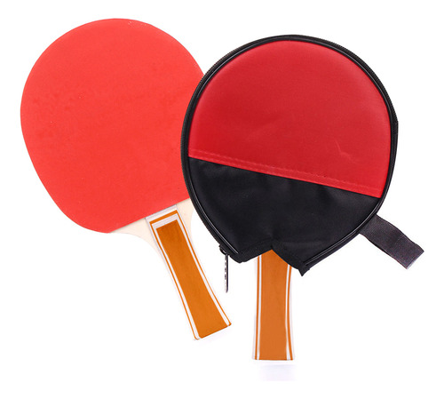 Set 2 Paletas Ping Pong + Funda Excelente Calidad - El Rey