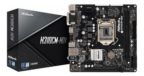 Motherboard Asrock H310cm Hdv 1151 Intel 9na Hdmi Mexx 3