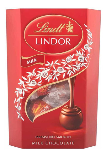 Caja De Bombones Lindt Chocolate Milk Cornet Lindor 137g