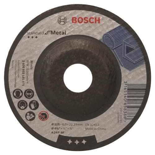 Disco Abrasivo Desbaste Std Metal Cto Dep 4-1/2 X1/4 Bosch