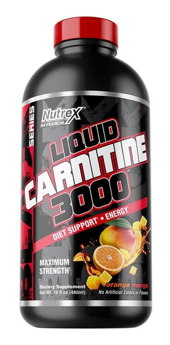 Carnitina Nutrex Liquid Carnitine 3000 16oz 480ml