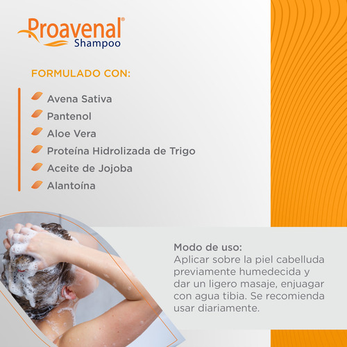 Proavenal Shampoo Cuidado Capilar Para Piel Y Sensible 150ml