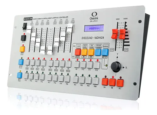 Mesa Dmx 512 Controladora 192 Canais Xlr Efeitos Iluminação
