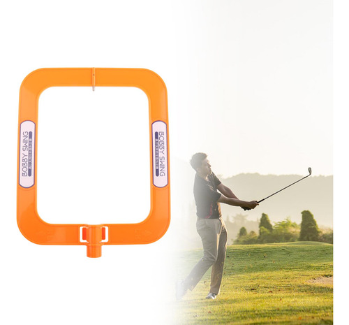 Entrenador De Swing De Golf, Ayuda De Entrenamiento, Naranja