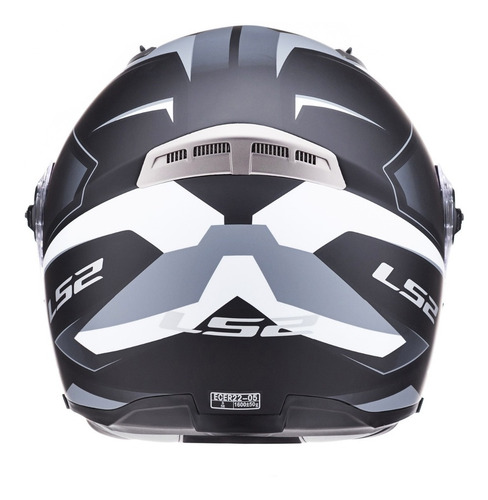 Imagen 4 de 7 de Casco Ls2 Ff 370 Stripe Rebatible Doble Visor Motodelta