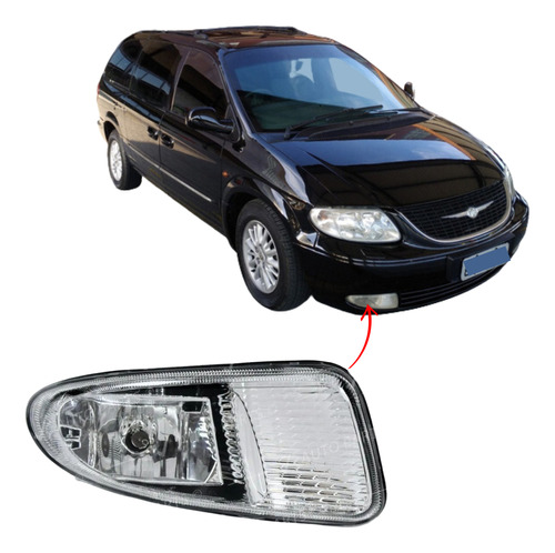 Farol Auxiliar Dodge Caravan 2001 2002 2003 2004 Direito