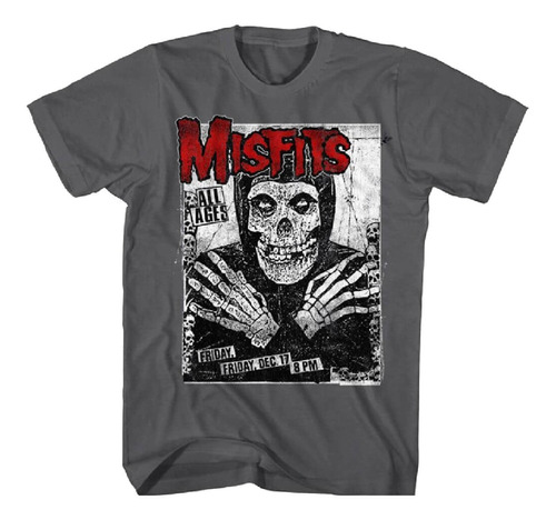 Playera O Camiseta Misfits Band Band Grupo Logo Moda Unisex