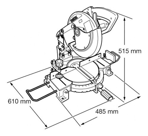 Makita MLS100 sierra 127V 1500W