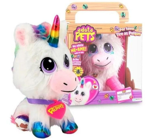 Pelucia Para Pentear Adota Pets Dreamy Com Acessorios Multikids