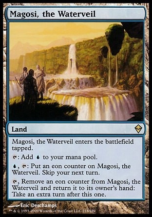 Magic: Magosi, The Waterveil, Tierra Rara. Exp. Zendikar