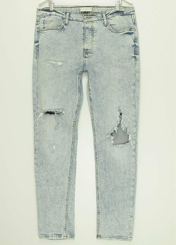 Calça Jeans Destroyed Zara - Tamanho 46
