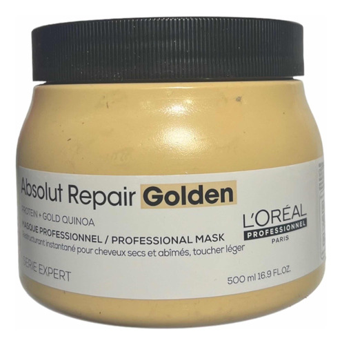 Máscara Absolut Repair Golden 500 Ml Serie Expert (brillos)