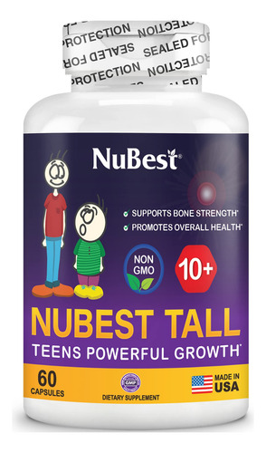 Suplemento Nubest Tall 10+ Bone Strength (60 Cápsulas) (1 Pa