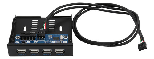 Disquete De 3,5 Polegadas 4 Hub Usb 2.0 Painel Frontal Usb2.