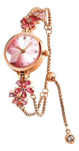 Time100 Reloj Rosa Para Mujer, Pulsera De Vestir De Moda, Re