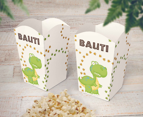 Imagen 8 de 9 de Kit Imprimible Dinosaurios. Decoración, Tarjetas Y Candy Bar