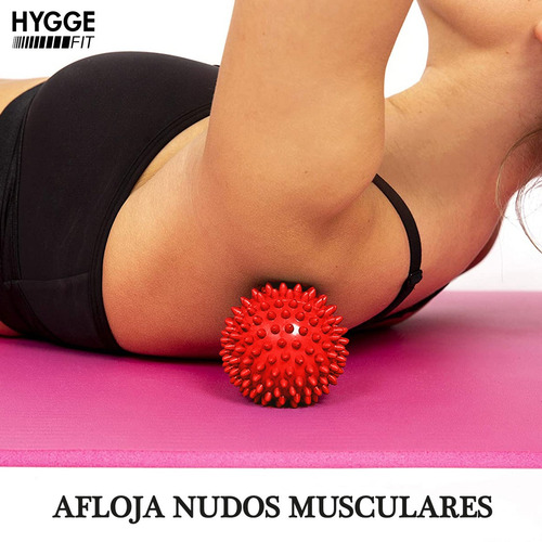 Imagen 6 de 10 de Pelota Blanda 7cm Pinche Masaje Miofascial Descontracturante