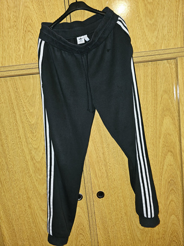 Pantalon Deportivo adidas Clasico Mujer Alto Algodon