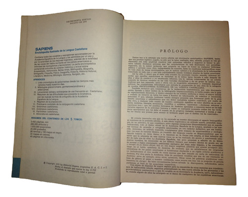 Enciclopedia Ilustrada De La Lengua Castellana 5 Tomos (Usado)