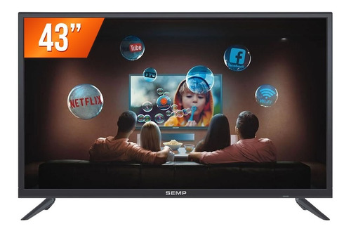 Smart Tv Led 43'' Full Hd Semp S3900fs Hdmi Usb Wi-fi