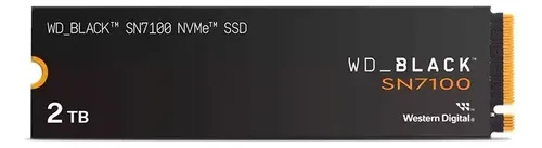 Ssd M.2 2tb Wd Black Sn7100 Pcie Gen4 Nvme Leitura 7250mb/s