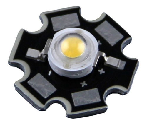 10 X Led 3w Dissipador Estrela Branco Frio 10000k A 15000k