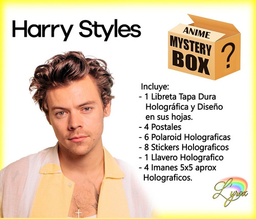 Harry Styles Caja Misteriosa Mystery Box Stylers