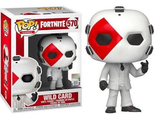 Boneco Funko Pop Games Wild Card 570 Fortnite Jogo Video Org