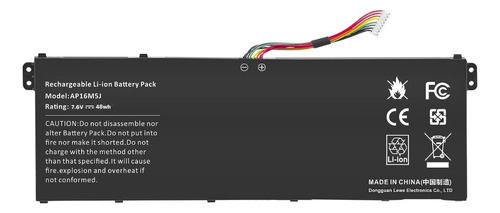  Batería Para Laptop Acer Ap16m5j. Aspire 3 A315-21. A315-51