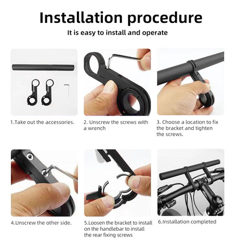 Extensor Para Manillar De Bicicleta Soporte Para Bicicleta