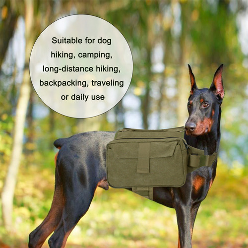 Cwa Mochila Para Perros Para Acampar, Duradera,