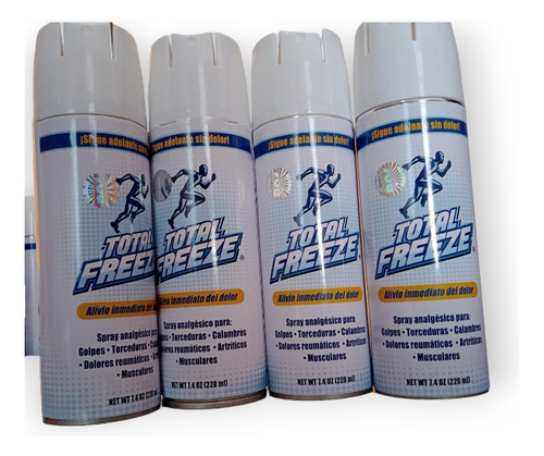 Total Freeze 4x1 Spray Frio Para Dolor Muscular Y Articular 